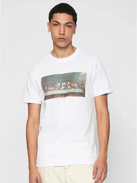 Tricou Mister Tee alb