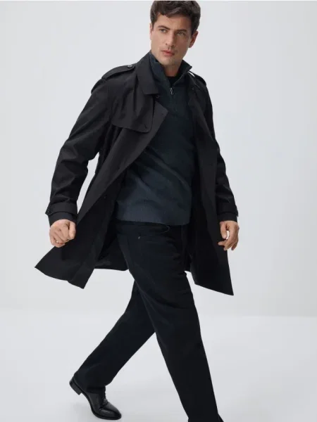 Reserved Trenci clasic negru