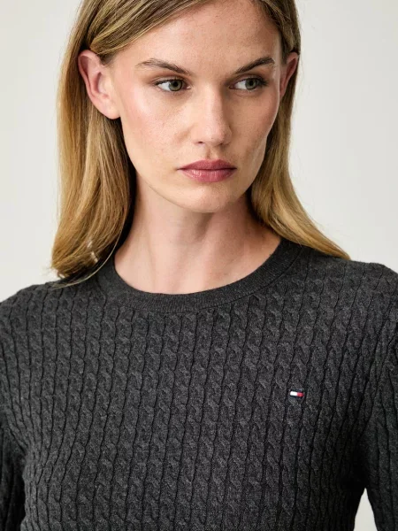 Tommy Hilfiger пуловер дамски от сиво