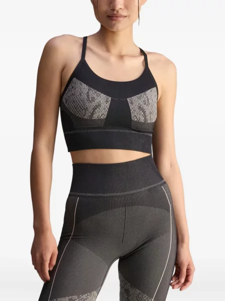 Σουτιέν Adidas By Stella Mccartney με σχέδιο μαύρο