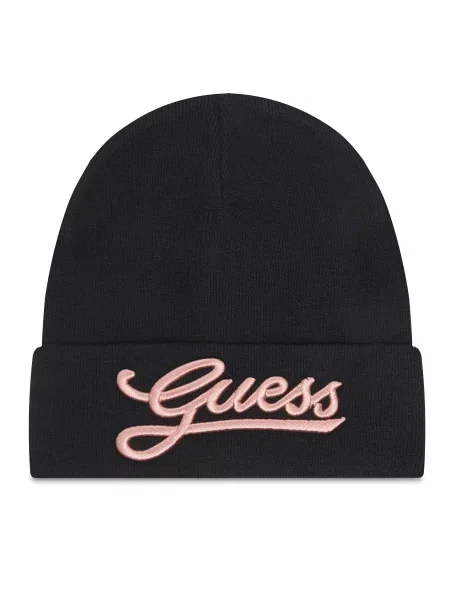 Čepice GUESS Beanie Black L černý
