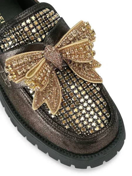 Кожаные мокасины Kurt Geiger London с бантом