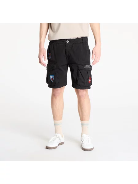 Kratke hlače Alpha Industries Inc. črna