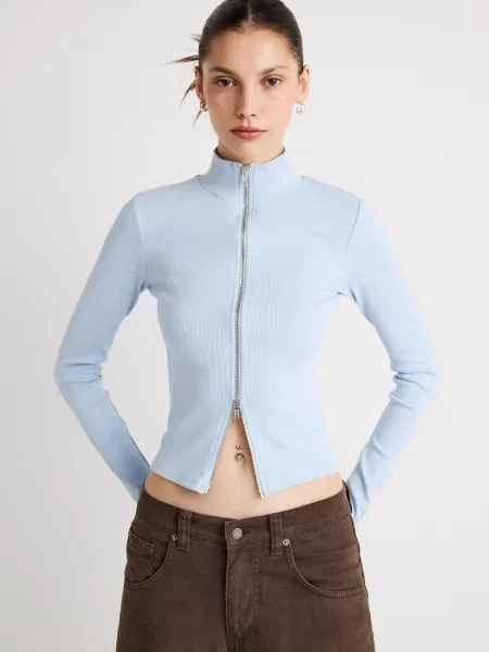 Gina Tricot Gornji dio trenirke svijetloplava