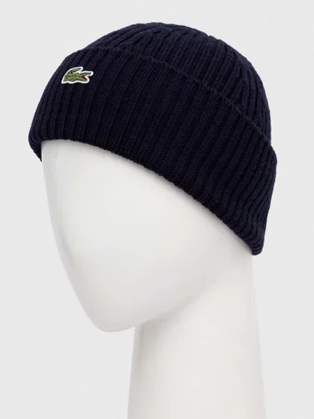 Căciulă Lacoste de lână albastru