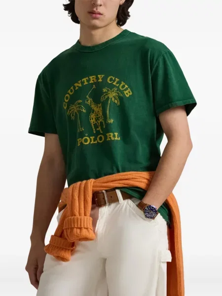 Ριγέ δερμάτινος κάλτσες Polo Ralph Lauren με κορδόνι μαύρο