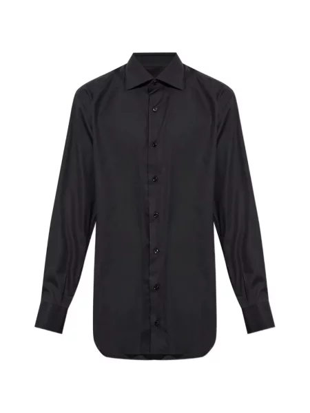 Lung cămașă Brioni negru