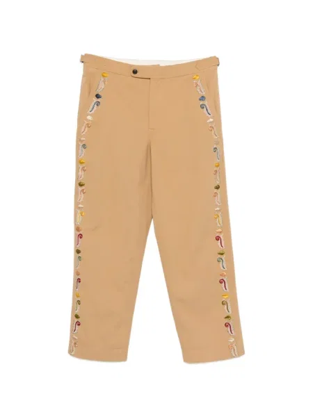 Pantaloni Bode cu broderie
