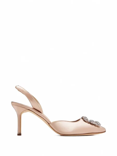 Pantofi cu toc Manolo Blahnik cu cataramă