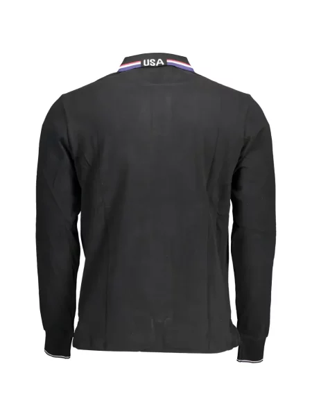 Μακρύς polo Us Polo Assn με κέντημα μαύρο