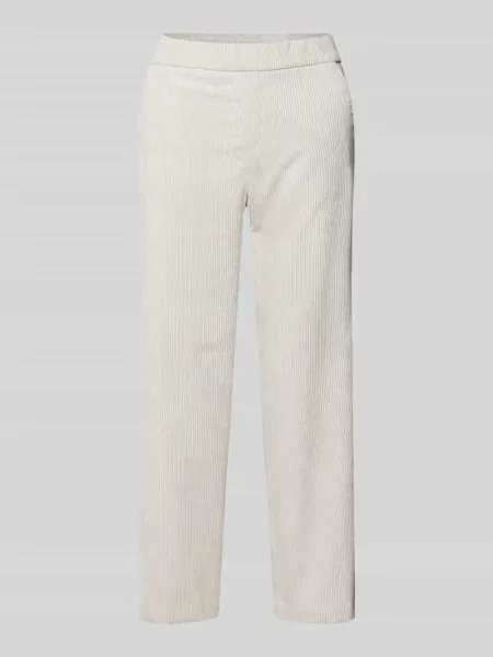 Kuloty skrócone ze sztruksu Mac białe