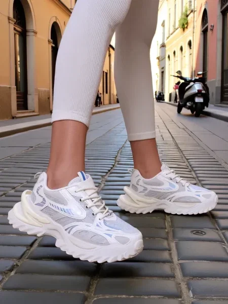 Sneakerși Resti de lac alb