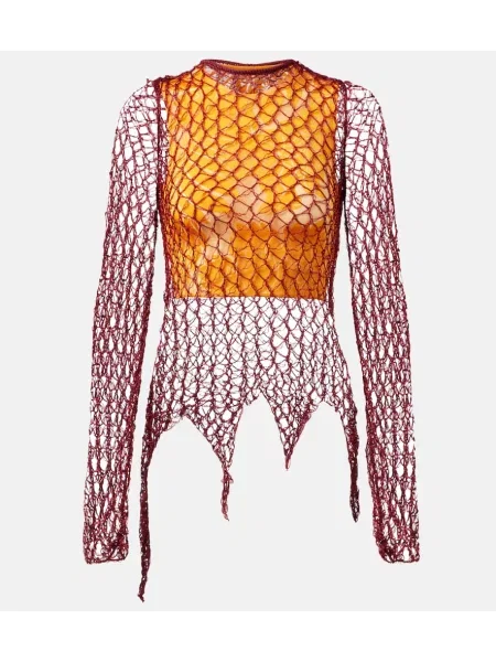 Decupat top Etro tricotate cu imagine