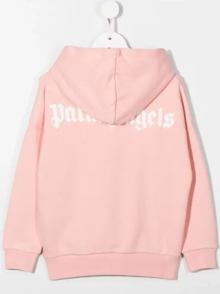 Bluza z kapturem dziecięca Palm Angels różowa