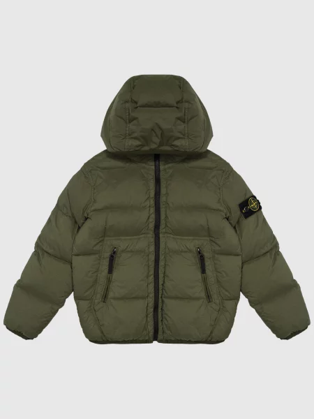 Дитяча пухова куртка Stone Island зелена