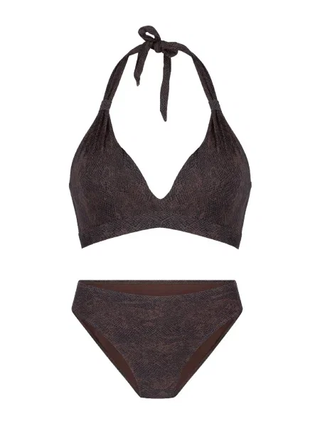 LingaDore Costum de baie două piese ciocolatiu negru