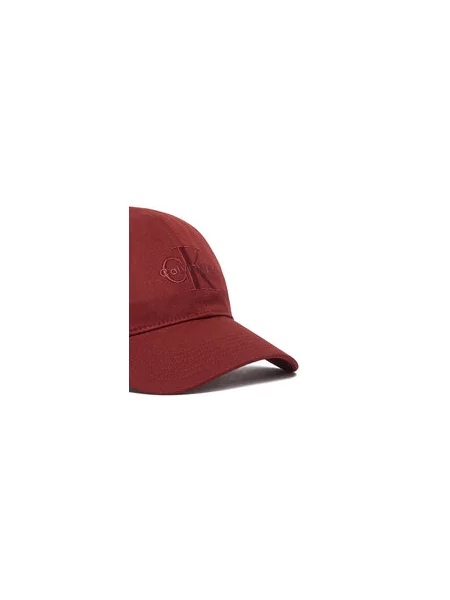 Šilterica Calvin Klein Monologo Embroidery Baseball Cap crvena