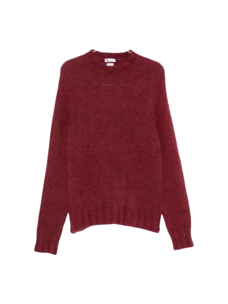 Dzianinowy sweter Doppiaa ze stójką czerwony