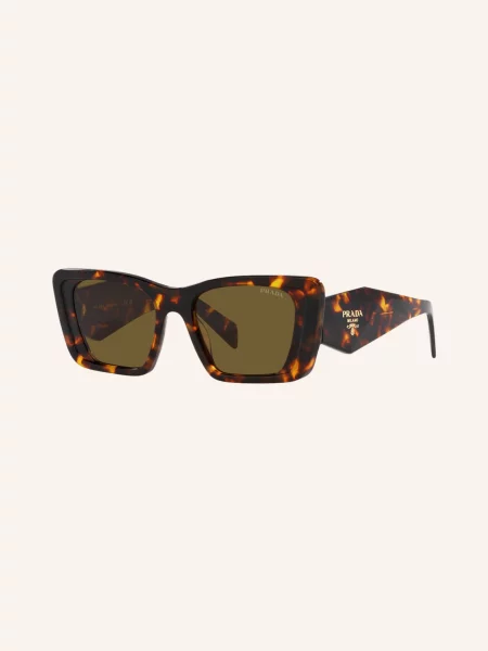 Prada Okulary Przeciwsłoneczne Pr beige brązowe