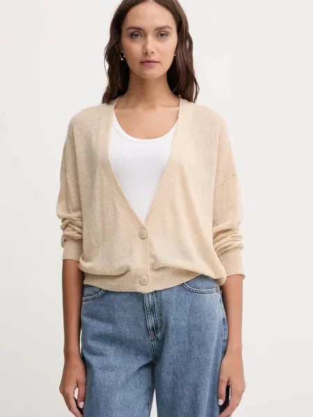 United Colors of Benetton cardigan de lână light bej