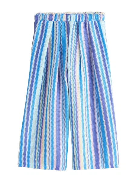 Next Pantaloni albastru regal / galben deschis / rosé alb