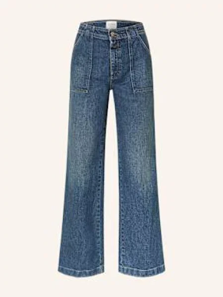 Closed Jeansy Flare Aria blau niebieskie