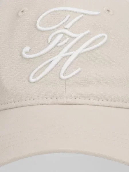 Šiltovka Tommy Hilfiger s výšivkou béžová