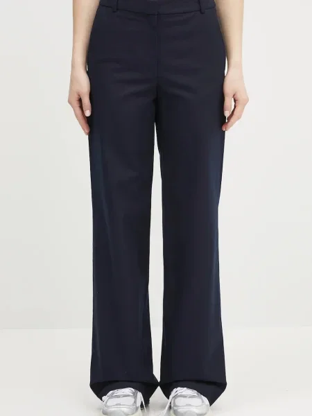 Панталон A.P.C. pantalon margaret тъмносиньо