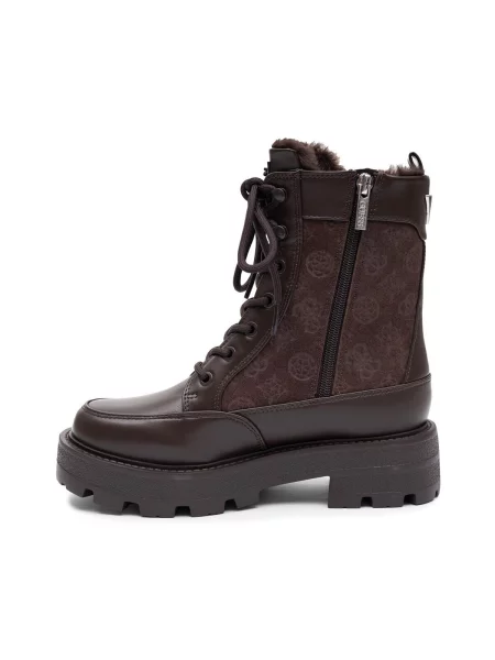 Pantofi Guess din piele maro