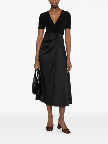 Rochie Max Mara de catifea de costum negru