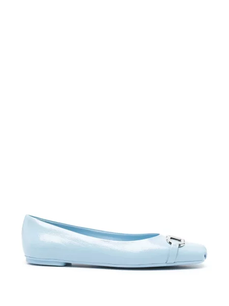 Balerini Ferragamo din piele albastru