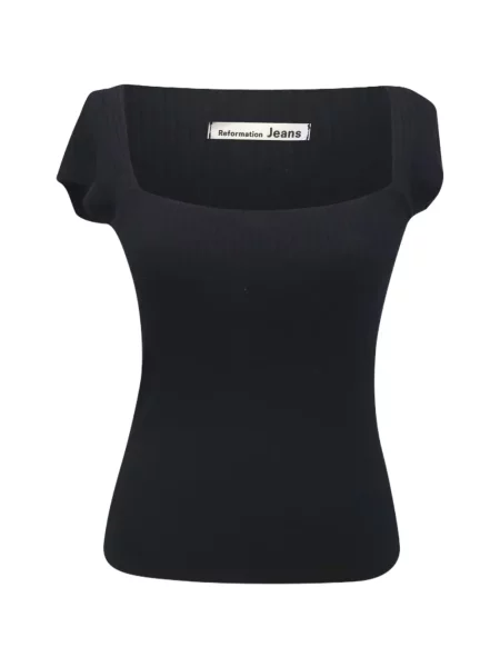 Bluză Reformation tricotate negru