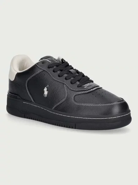 Polo Ralph Lauren Masters Crt sneakers pentru bărbați din piele negru