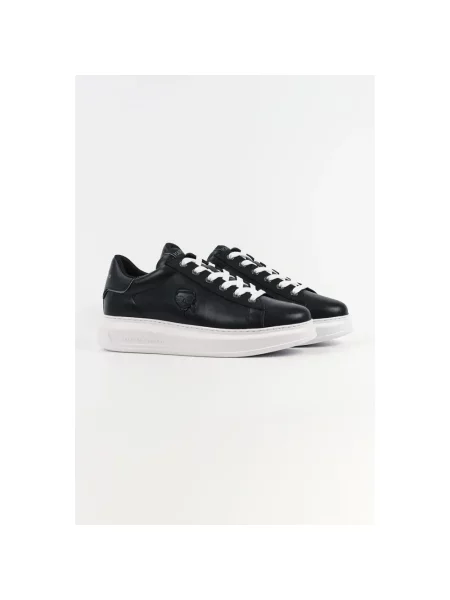 Sneakersy Karl Lagerfeld skórzane czarne