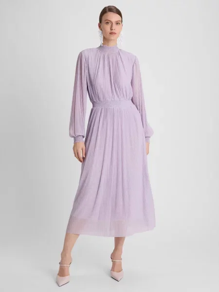 Guido Maria Kretschmer sukienka maxi Kate Kobiety Sztuczne włókno lila jednolity 34