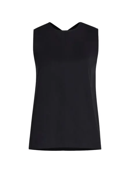 Top Proenza Schouler fără mâneci negru