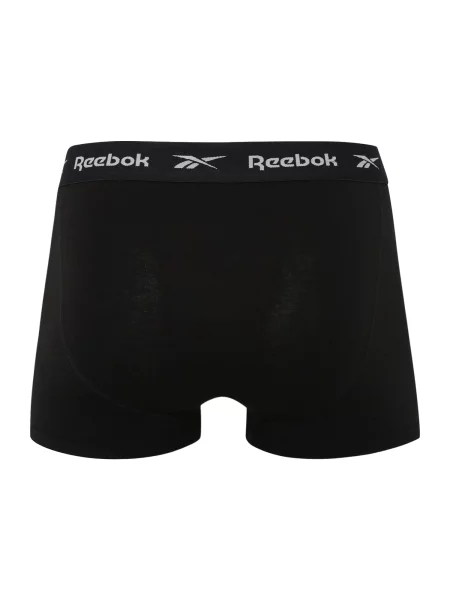 Reebok Boxerky svetlosivá čierna