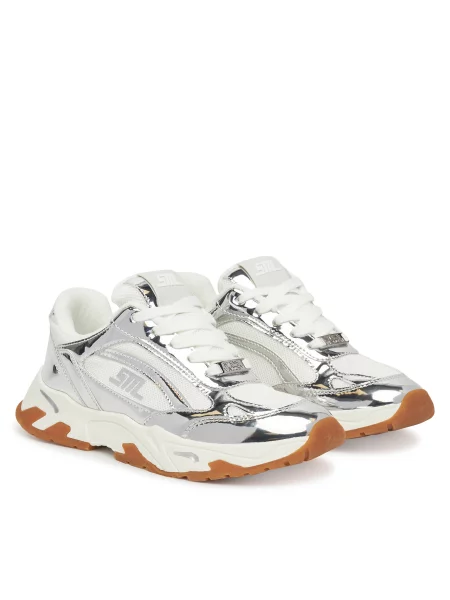 Laisvalaikio batai Steve Madden Sneak Peak-E sidabrinė