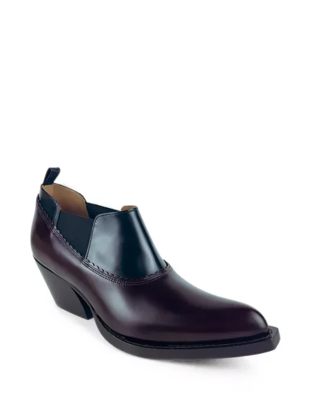 Botine Marni din piele maro