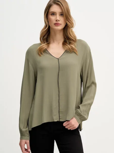 Блуза Sisley зелено