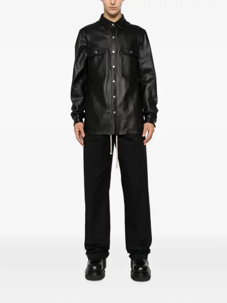 Geanta de piele Rick Owens negru