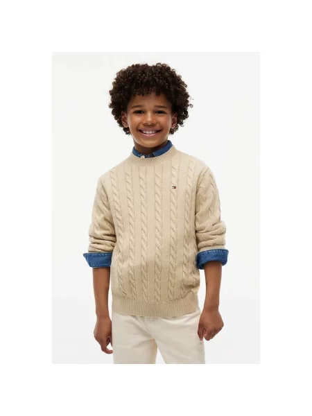 Sveter Tommy Hilfiger béžová