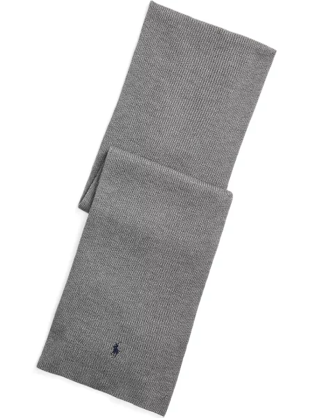 Polo Ralph Lauren kratki šal za muškarce od vune siva
