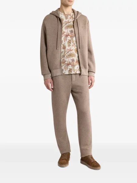 Tricou Etro cu model floral din jerseu