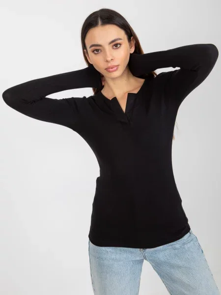 Bluză Fashionhunters negru
