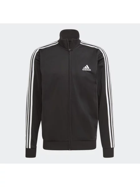 Pruhovaná tepláková souprava Adidas bílá
