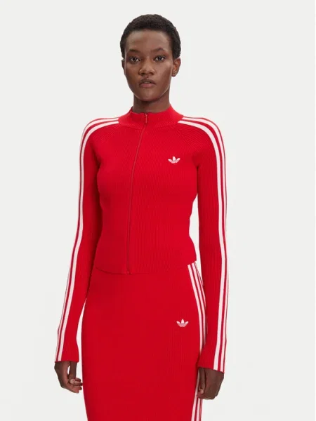 Adidas Суитшърт adicolor червен