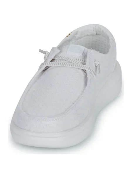 Pantofi Heydude din canvas alb