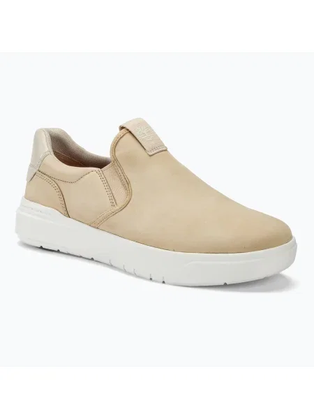 Slip-on маратонки Timberland от набук бежово