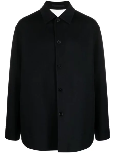 Geacă Jil Sander din cașmir albastru